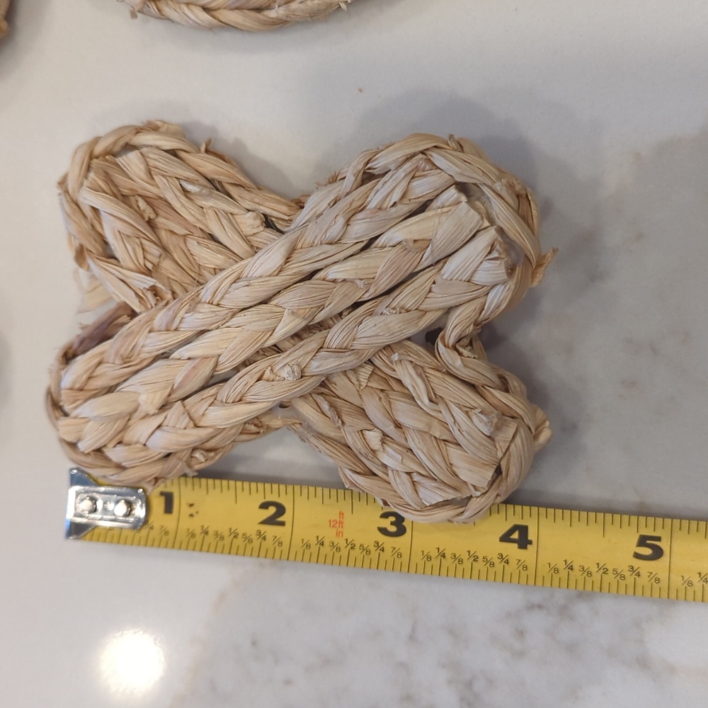 Woven Tan XO Decor Set - Picture 3 of 9